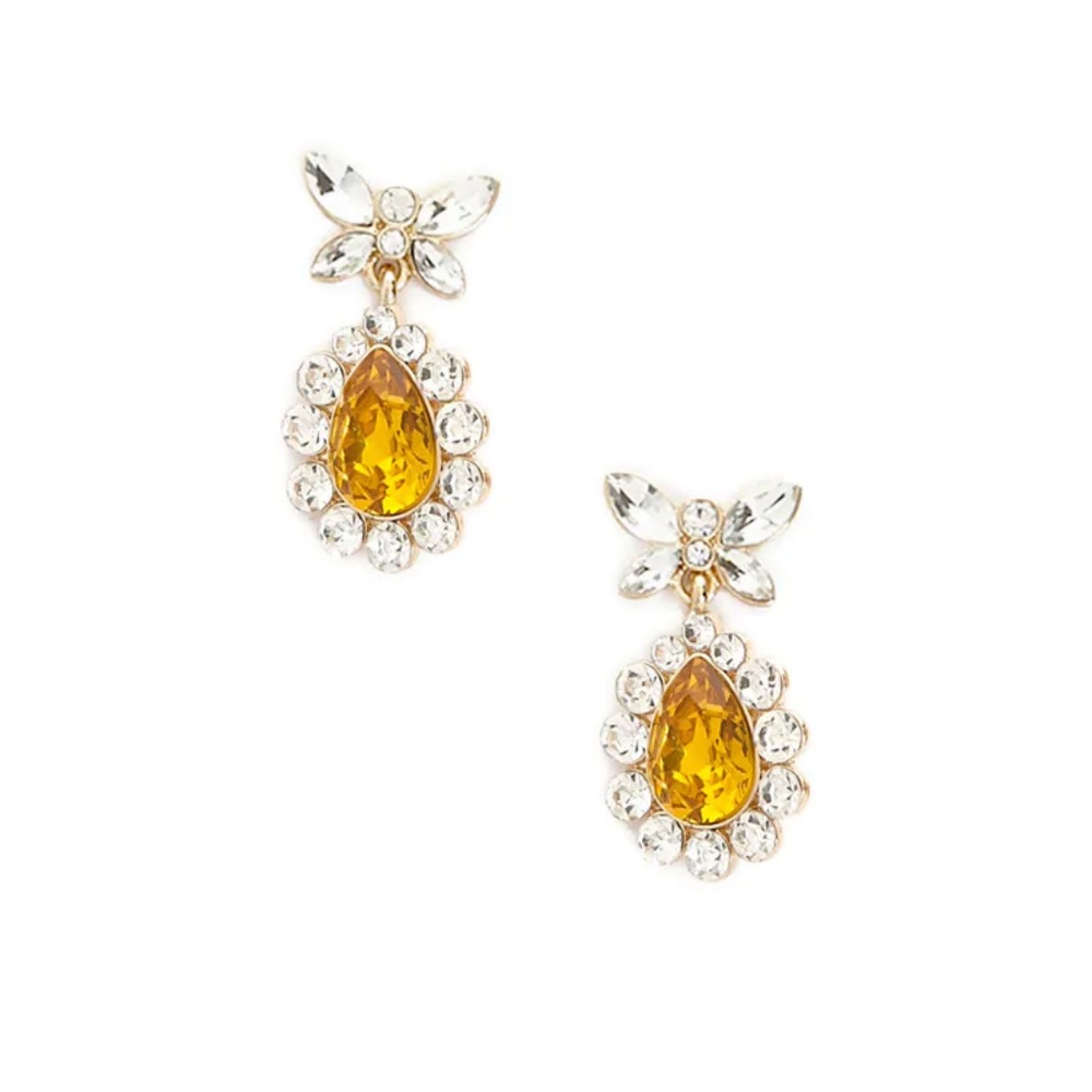 BRAND NEW Faux Gem Drop Earrings
